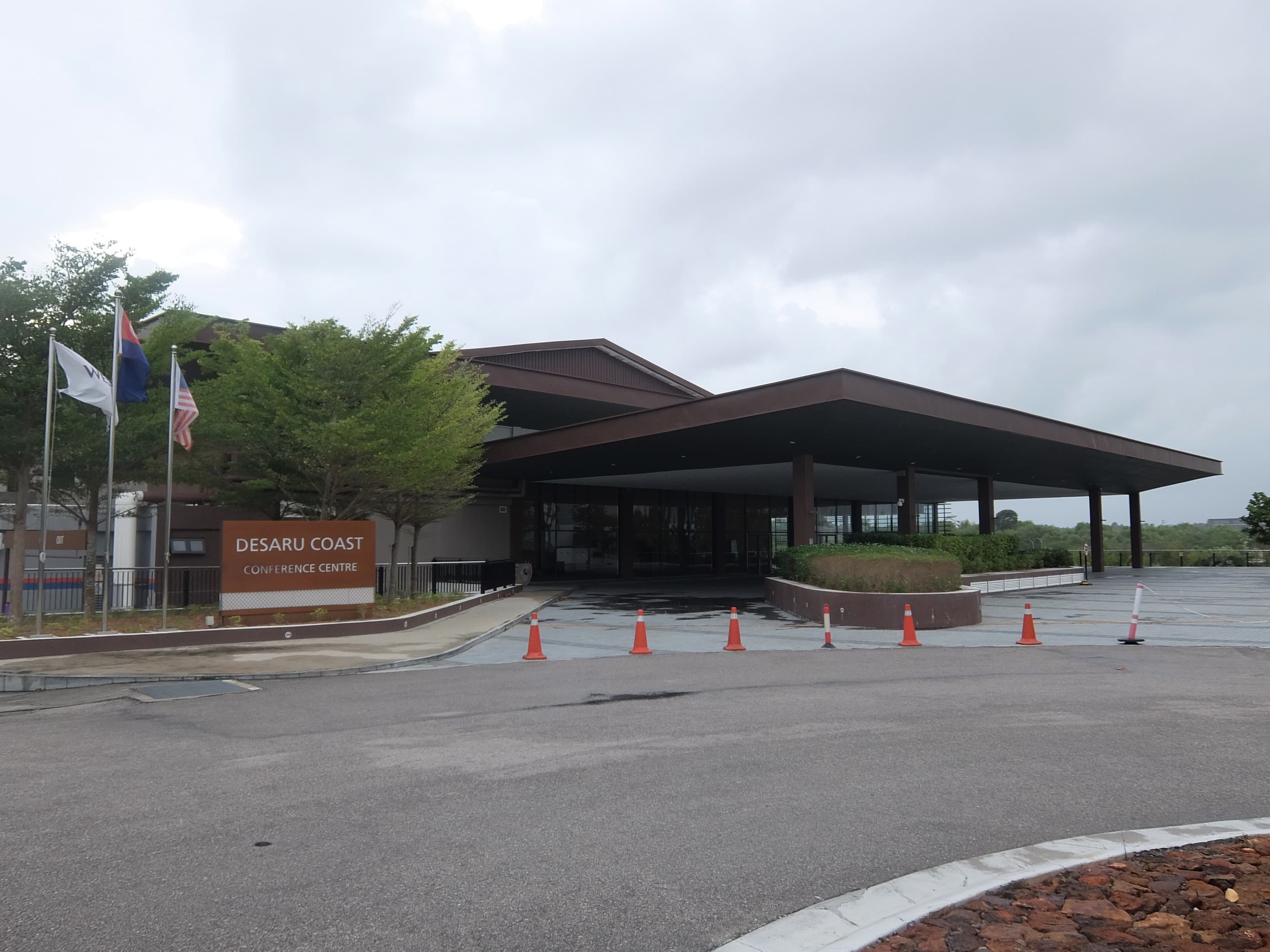 The Desaru Coast Conference Centre building, part of the integrated resort enclave